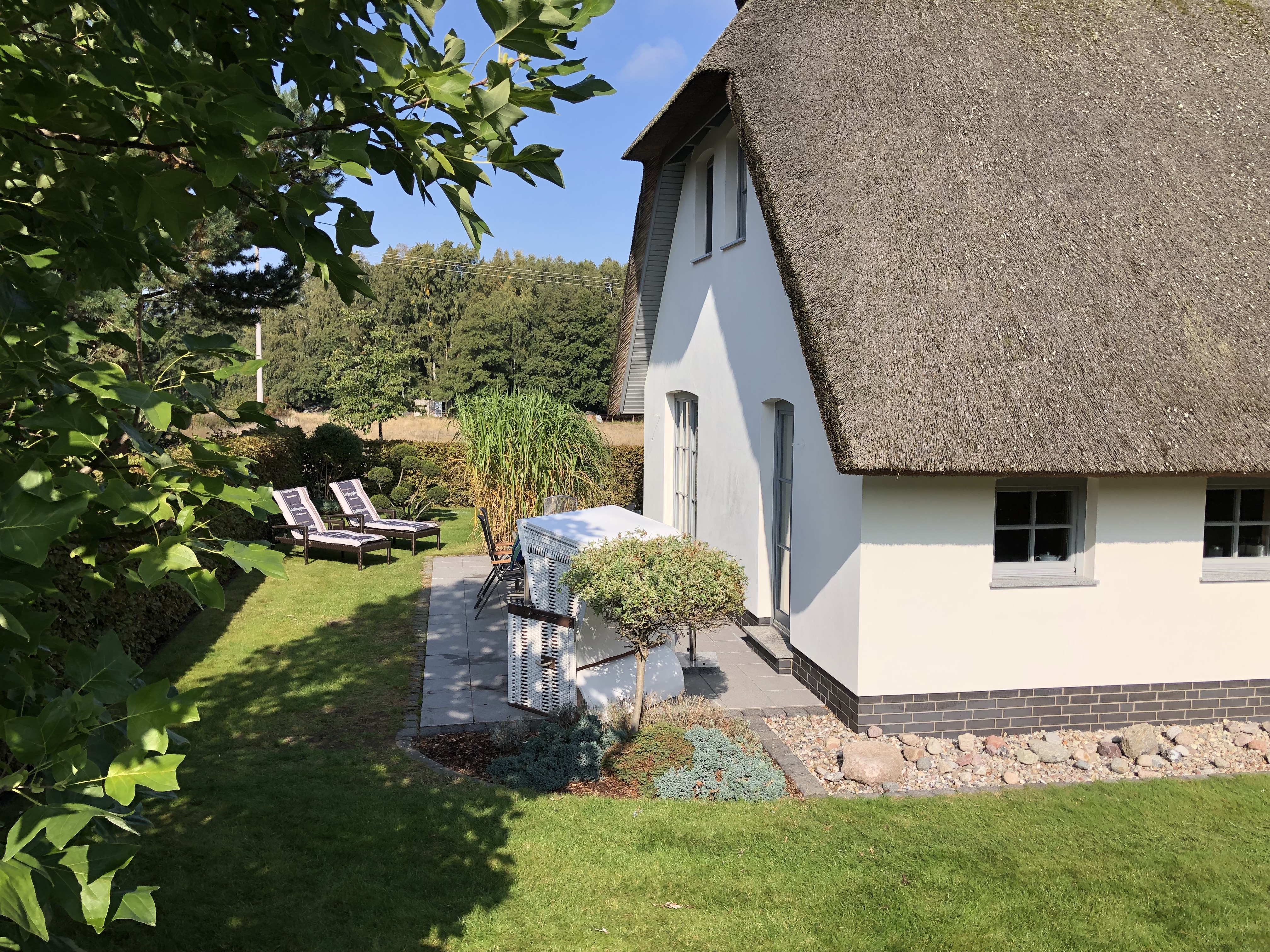 Ferienhaus Strandgut - Terrasse